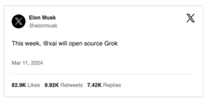 Read more about the article Musk’s xAI (Grok) In An Attempt To Make Grok Relevant via Open Source